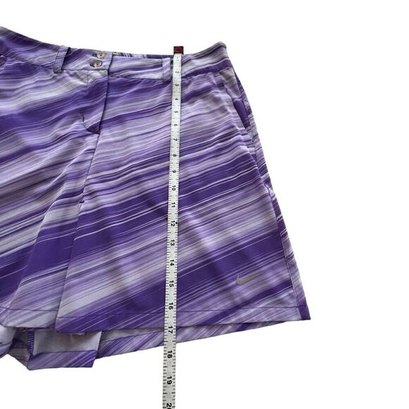 Nike Purple Golf Performance Stripe Athletic Skirt size 6 - Picture 7 of 11
